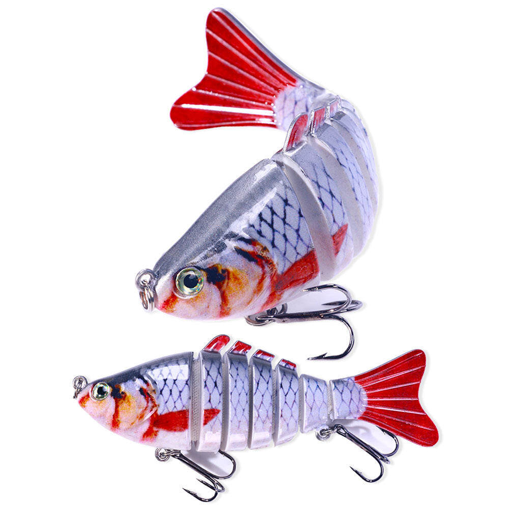 15pcs Multi-Joint Lifelike Fishing Swimbaits for Bass Trout Walleye