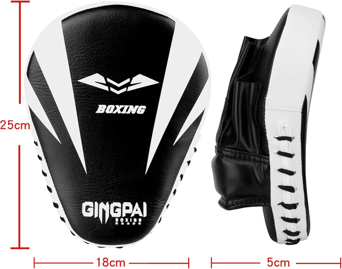 Boxing Punch Mitts Pair Focus Pads for MMA Muay Thai Karate Training