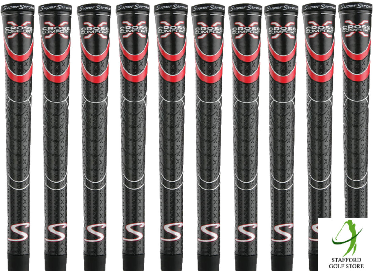 Golf Grip Set - Super Stroke Cross Comfort Undersize, Standard, Midsize & Jumbo