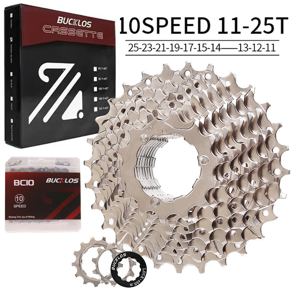 Bike Cassette and Chain Set for Shimano SRAM 8-12 Speed, 11-52T