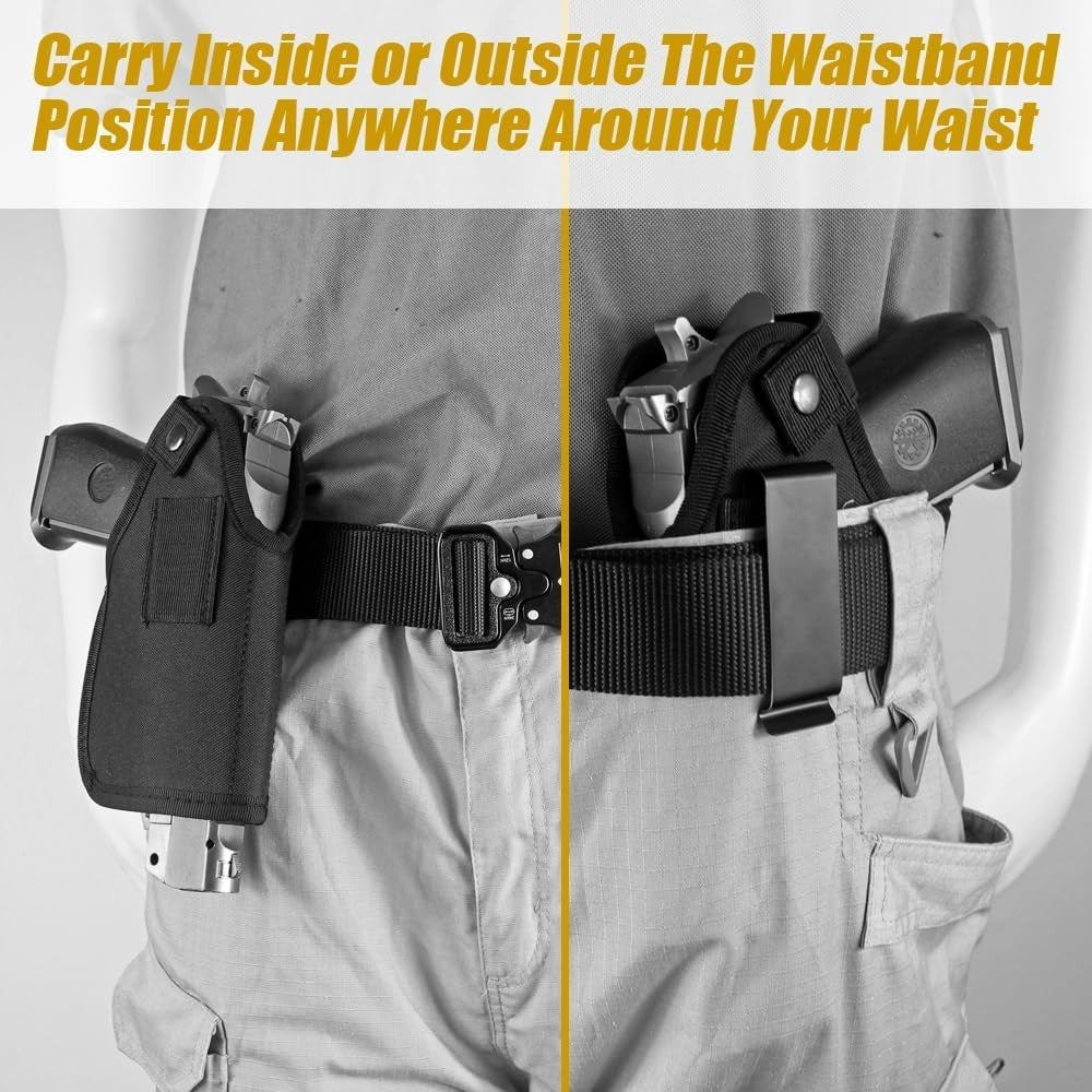 Concealed Carry IWB Holster for Handgun with Optic Laser Light Fit