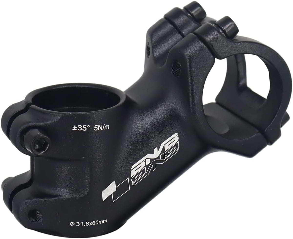 Bike Stem 31.8mm Aluminum Handlebar Riser for MTB Mountain Road Bikes - 35 Degree