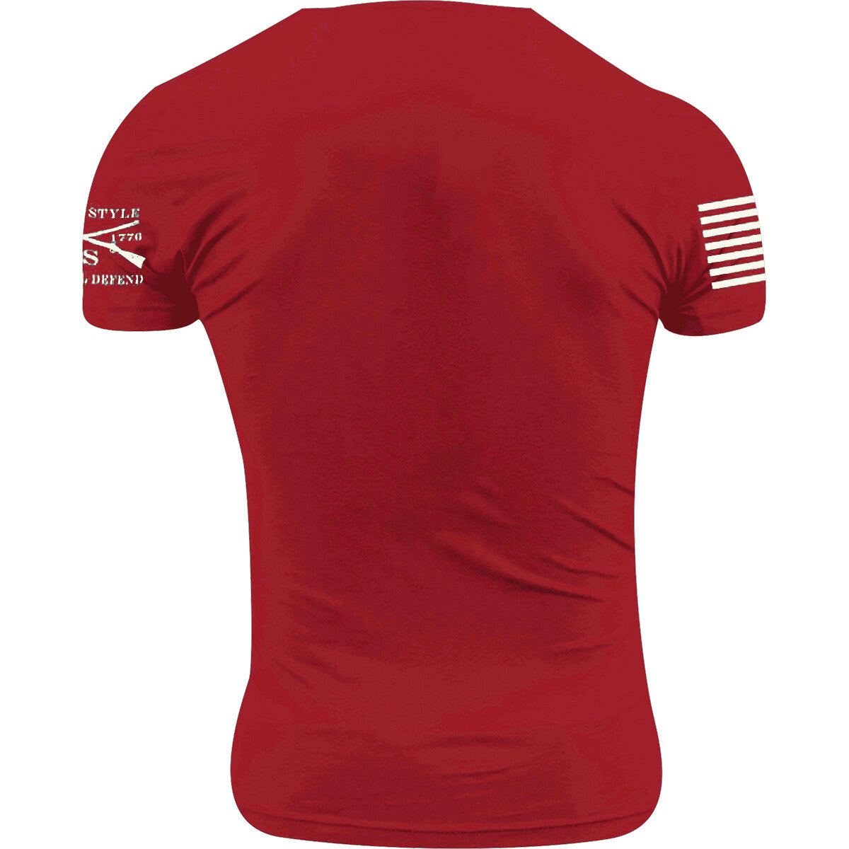 Basic Crew T-Shirt for Men - Red, Casual Fit, Multiple Sizes