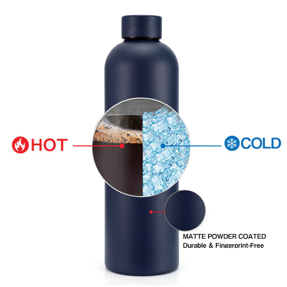 Insulated Stainless Steel Water Bottle 25oz Double Wall Travel Tumbler