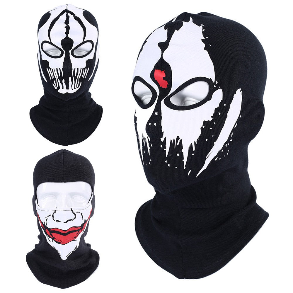 Full Face Mask Scary Cosplay Skull Balaclava for Cycling Skiing Men Women