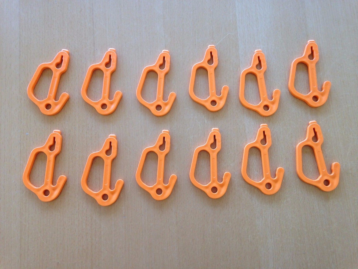 12 Pack Crab Pot & Crab Trap Hooks - Made in USA Fishing Accessories