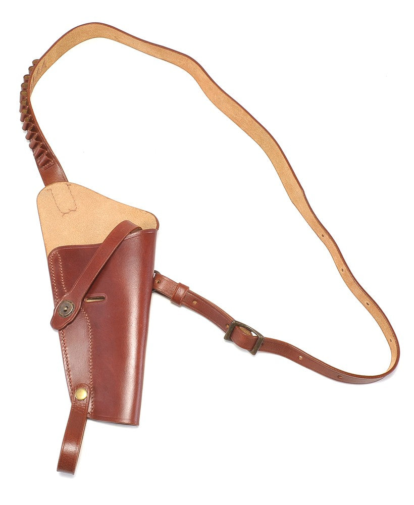 Leather Shoulder Holster Fits Ruger GP100 & Smith Wesson 686 Revolvers