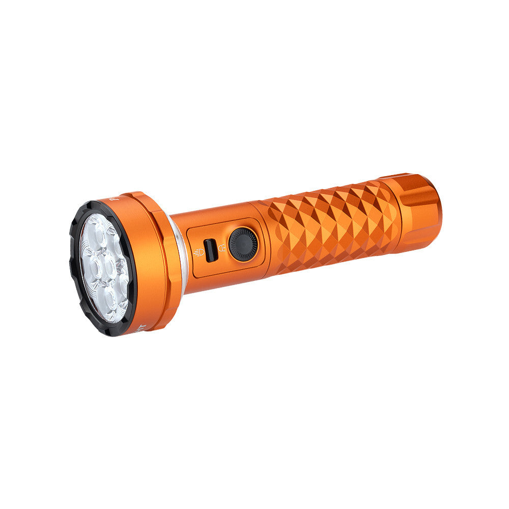 High-Power LED Flashlight with Bidirectional Lights, 5000 Lumens