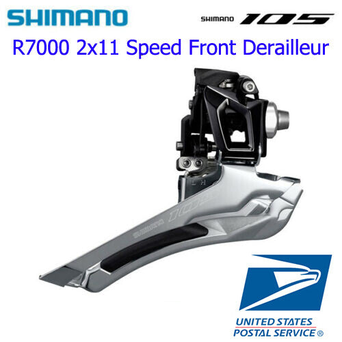 Road Bike Front Derailleur 2x11 Speed Brazed-On Mount Shimano 105 FD-R7000-F