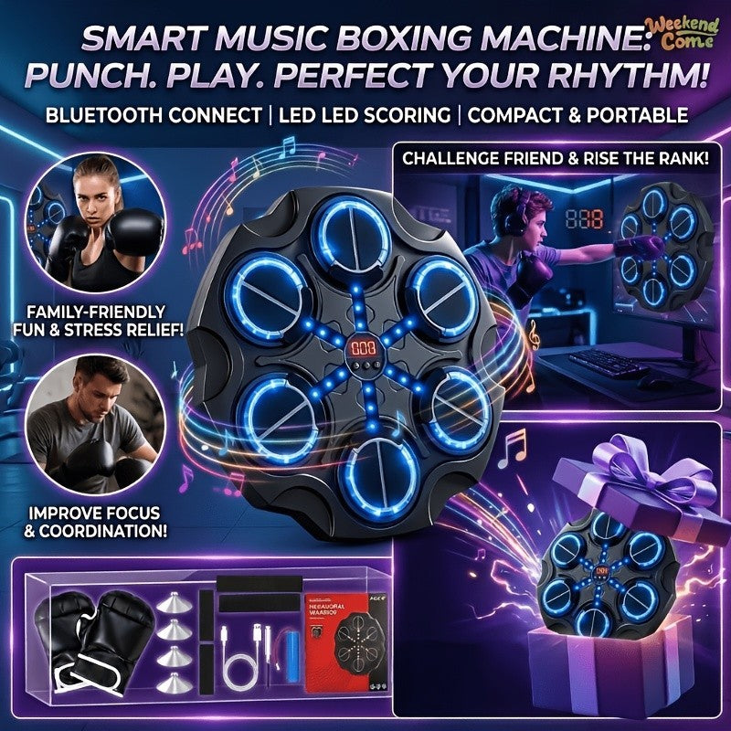 Music Punching Bag Wall Mount for Boxing & Martial Arts Training