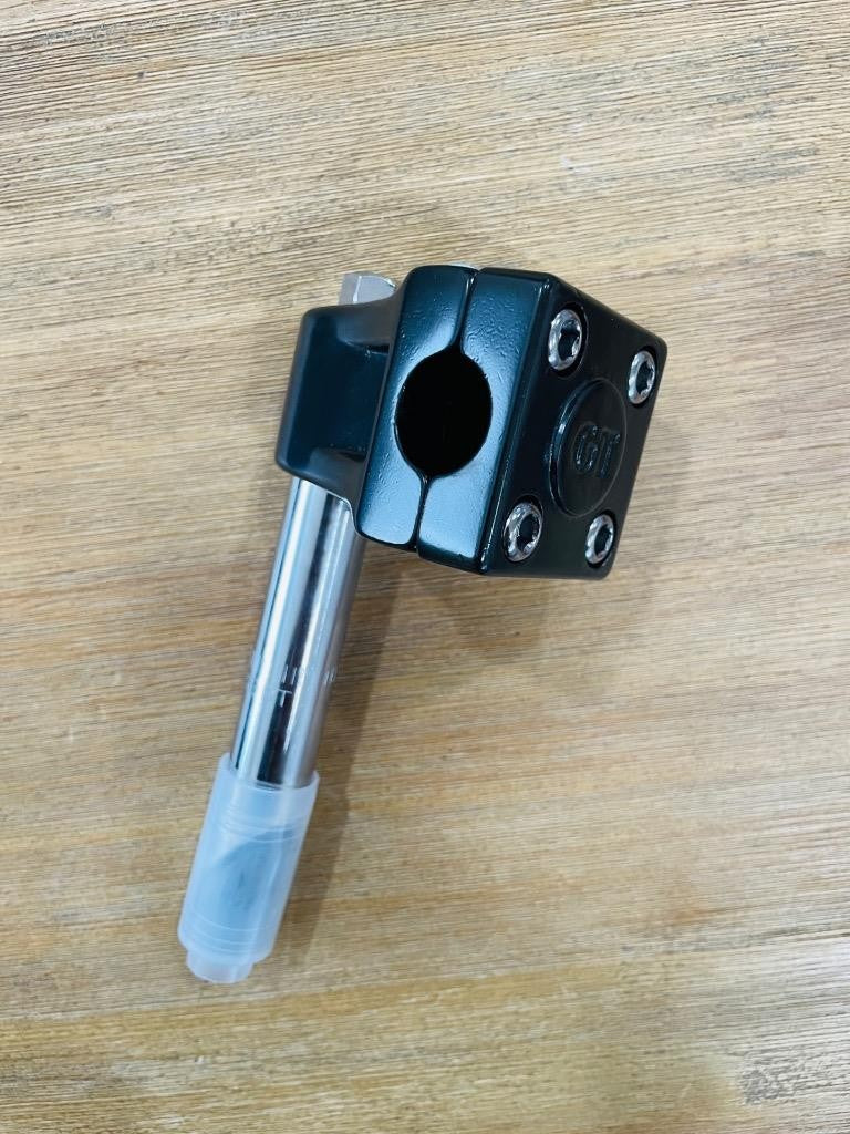 Bicycle Stem Gooseneck DYNO Reproduction 1980s Black Mallet Style BMX Cruiser