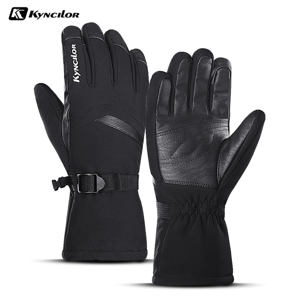 Waterproof Winter Work Gloves with Touchscreen Compatibility - Insulated Skiing & Snowboarding Gloves