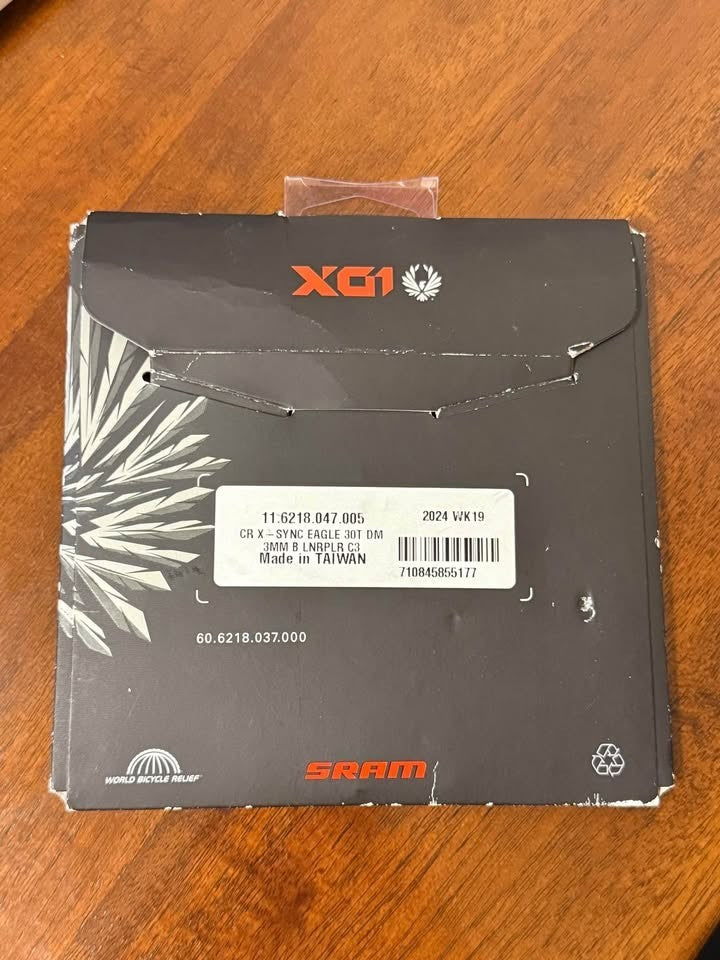 SRAM X01 Eagle X-SYNC 2 30T Direct Mount Chainring 3mm Boost CNC Alloy