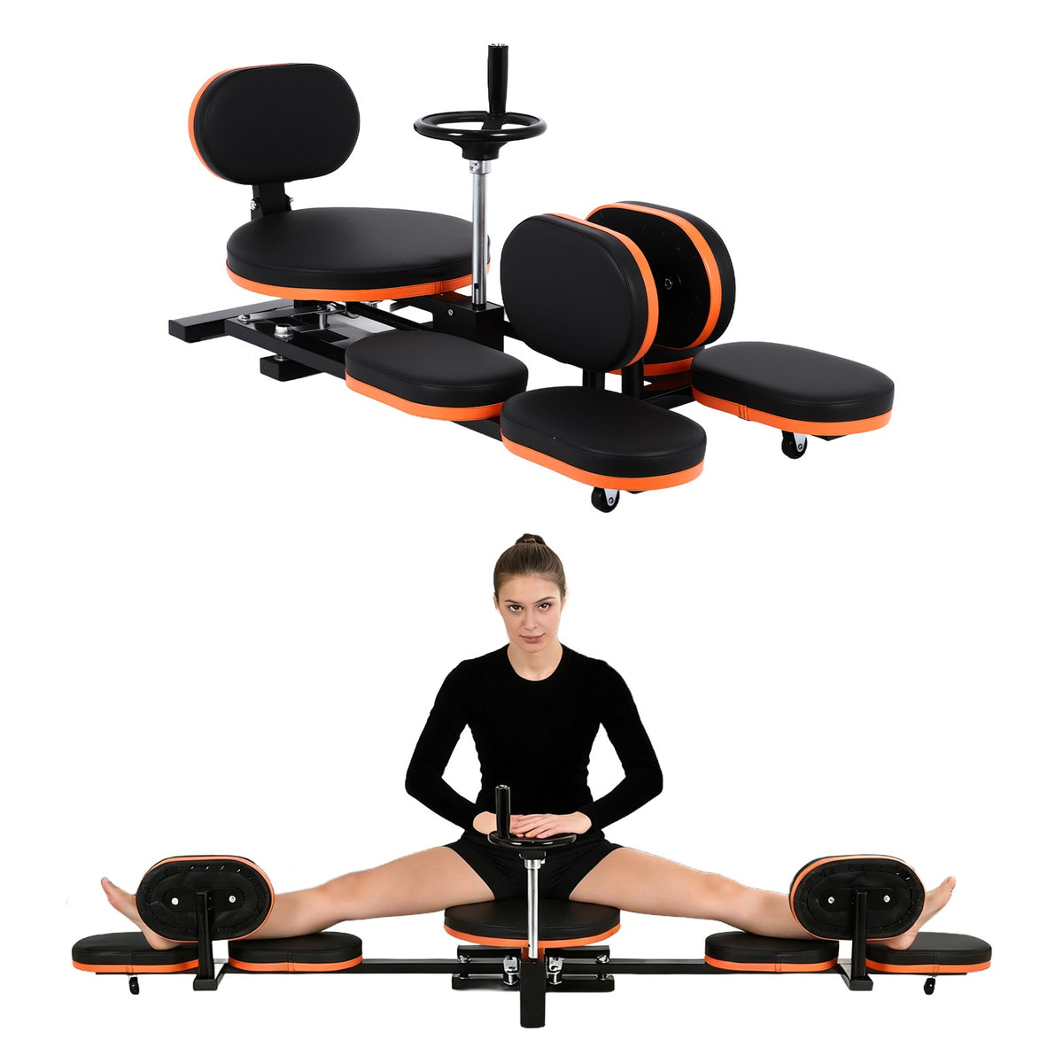 Adjustable Leg Stretcher Machine for Flexibility & Gym Use