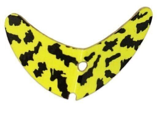Fishing Spinner Blade 1.5 Inch Chartreuse Black Tiger 5 Pack