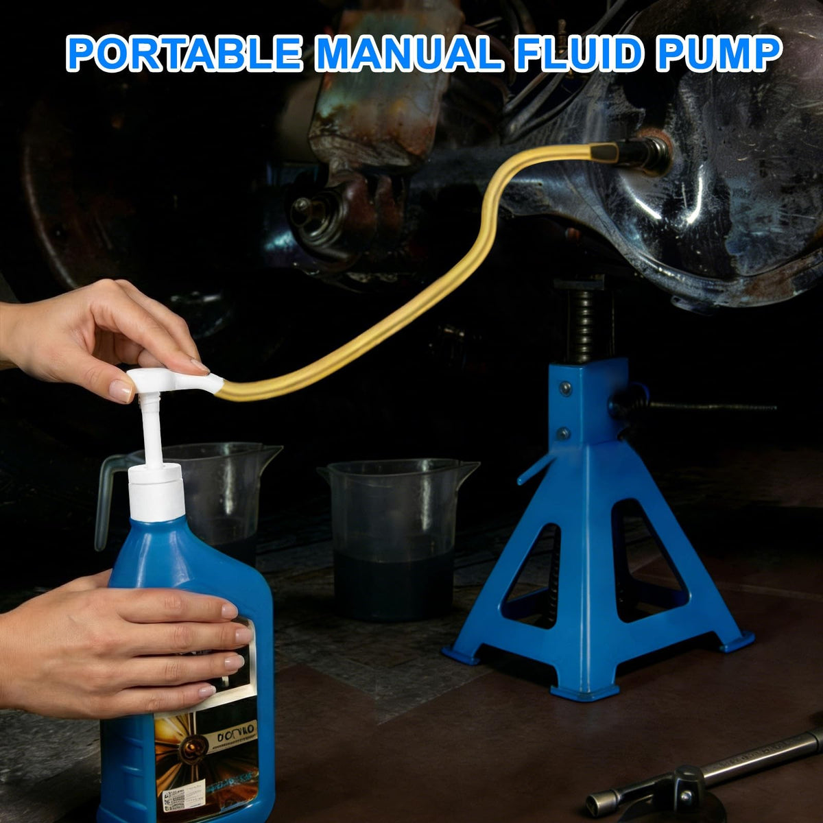 Transmission Fluid Pump for Quart Bottles Gear Oil Transfer & Differential