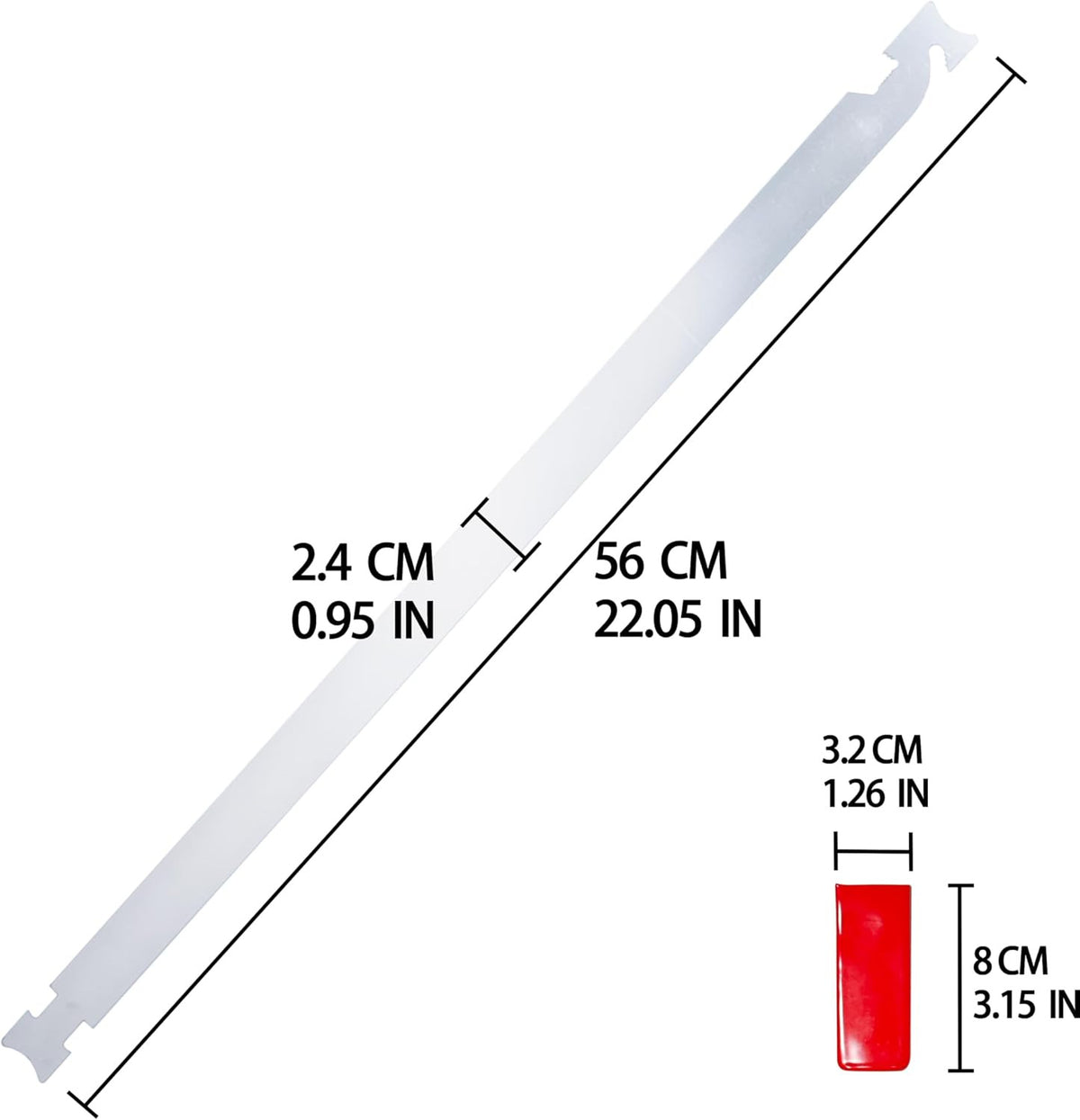 22 Inch Stainless Steel Auto Locking Slim Jim Tool - Professional Car Tool