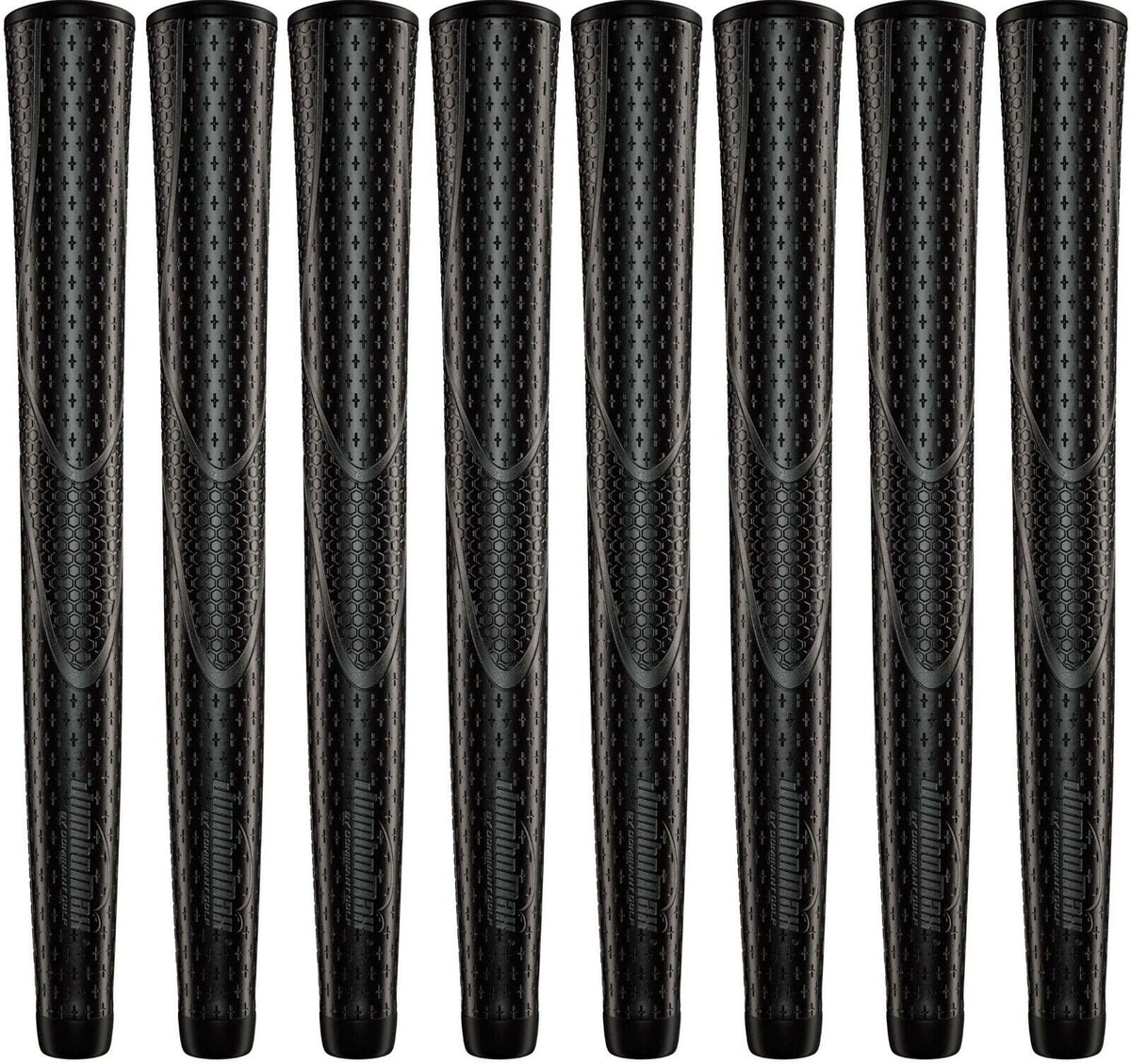 Oversize Golf Grips Set of 8 - Large Blackout Tour Series (+11/32 Inch) - Non-Brand