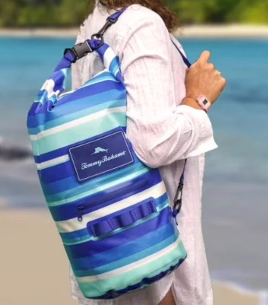 20L Waterproof Dry Bag for Boating Beach Kayaking - Blue Multicolor