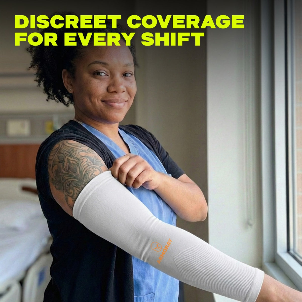 Tattoo Cover Up Arm Sleeves for Men & Women - UV Protection & Compression