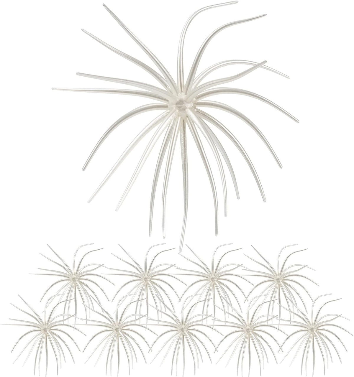 Sea Urchin Soft Plastic Fishing Lures Set for Saltwater and Freshwater