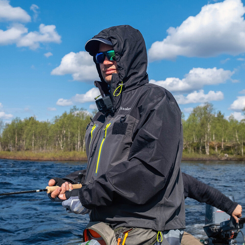 Breathable Waterproof Fishing Jacket for Outdoor Water Sports - Wading & Rain Gear