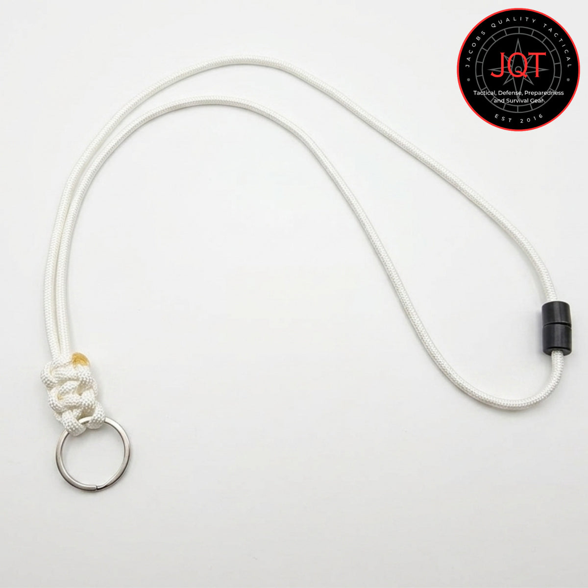 Paracord Neck Lanyard with Safety Breakaway for Keys, Badges, Tools