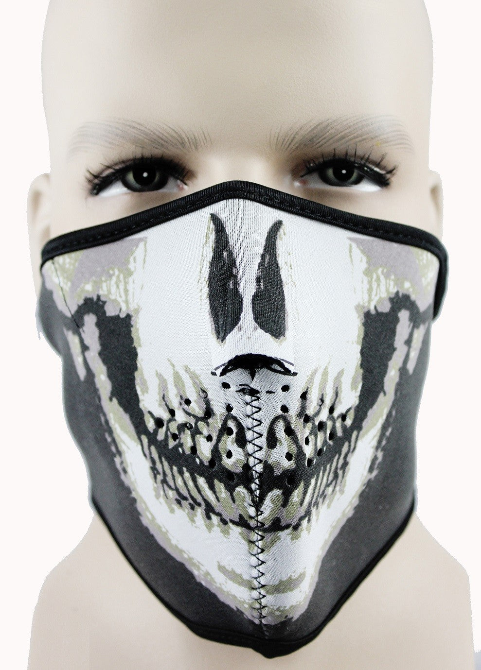 Halloween Skeleton Ghost Skull Face Mask Unisex Balaclava for Outdoor & Cosplay