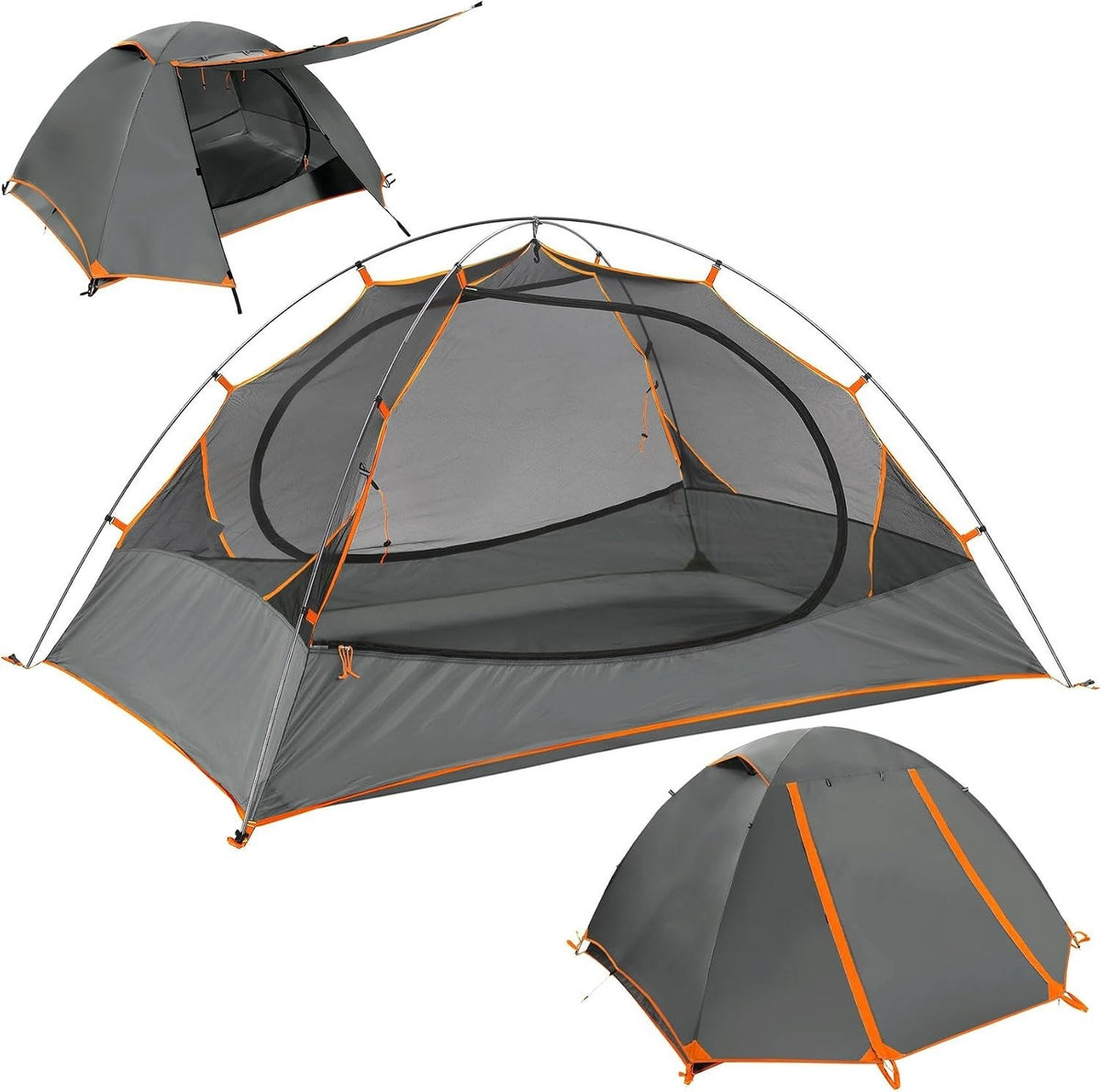 Lightweight Camping Tent for 1-6 Persons - Backpacking & Outdoor Gear