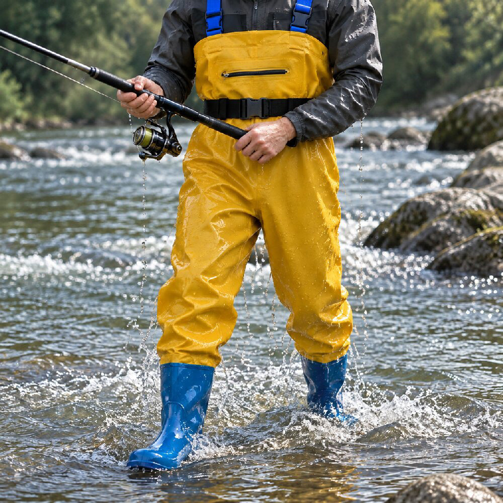 Women Waterproof Chest Waders with Boots for Fishing and Outdoor Activities