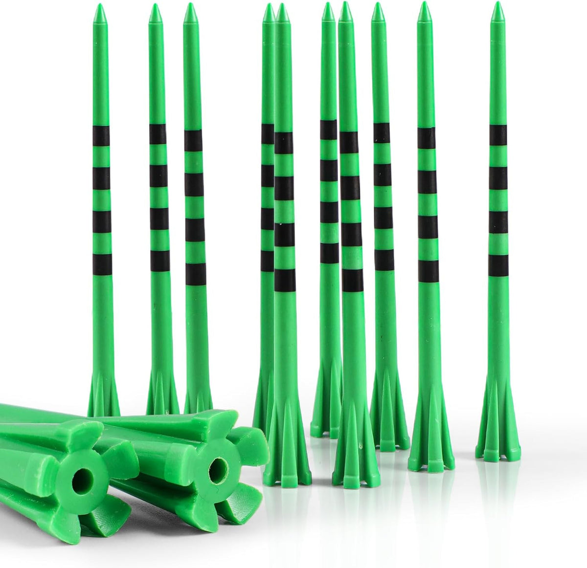 30 Pack Extra Long Plastic Golf Tees 4 or 5 Inch Unbreakable Driving Range