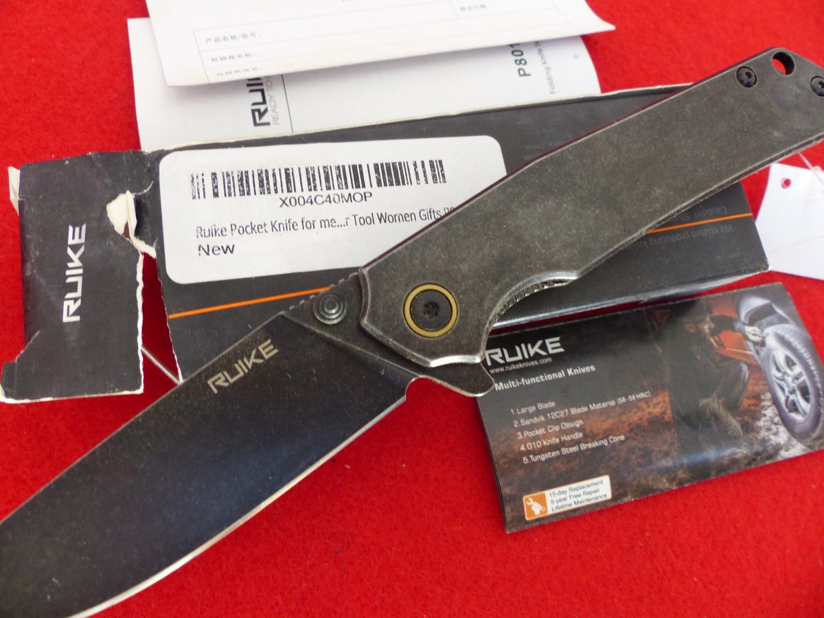 Stainless Steel Frame Lock Knife 3.5 Inch Drop Point Blade EDC Flipper