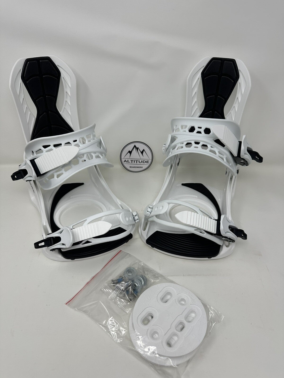 Mens Snowboard Bindings with 4x4 Mounting System - Fits Burton Boots S/M