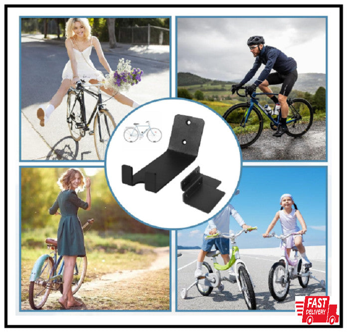 Heavy Duty Bike Wall Mount Hangers 3-Pack Garage Storage Rack