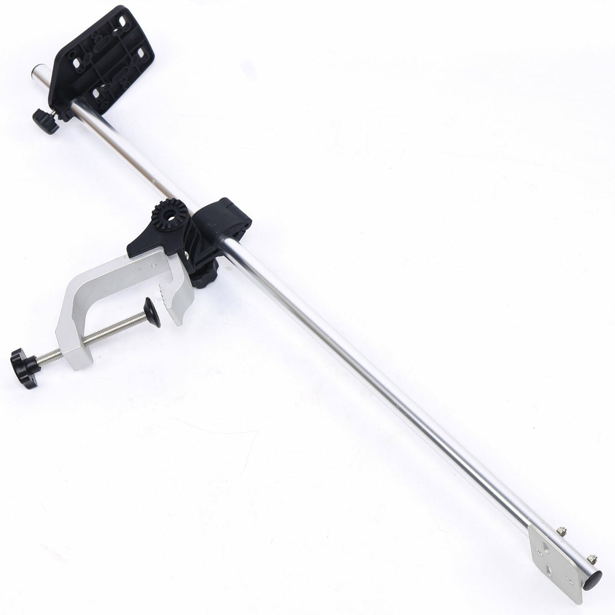 Universal Fish Finder Transducer Mount Bracket - 360° Rotatable Aluminum Alloy