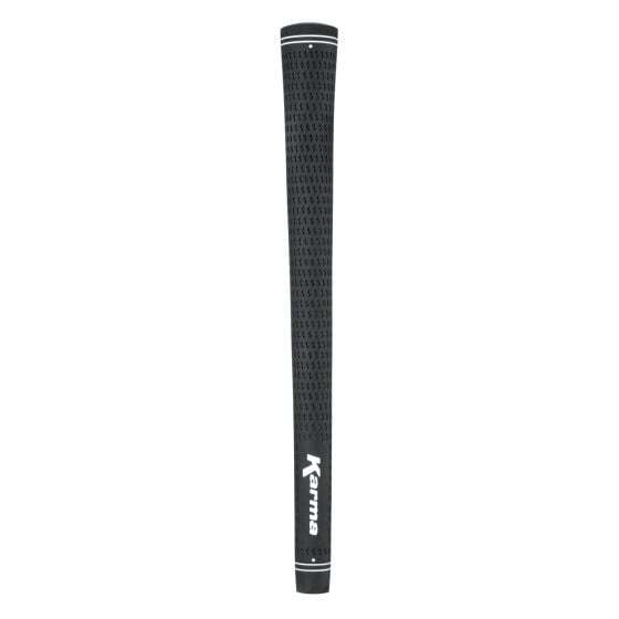 Karma Velour Black Golf Grips Standard Size 51g Round & Ribbed Core