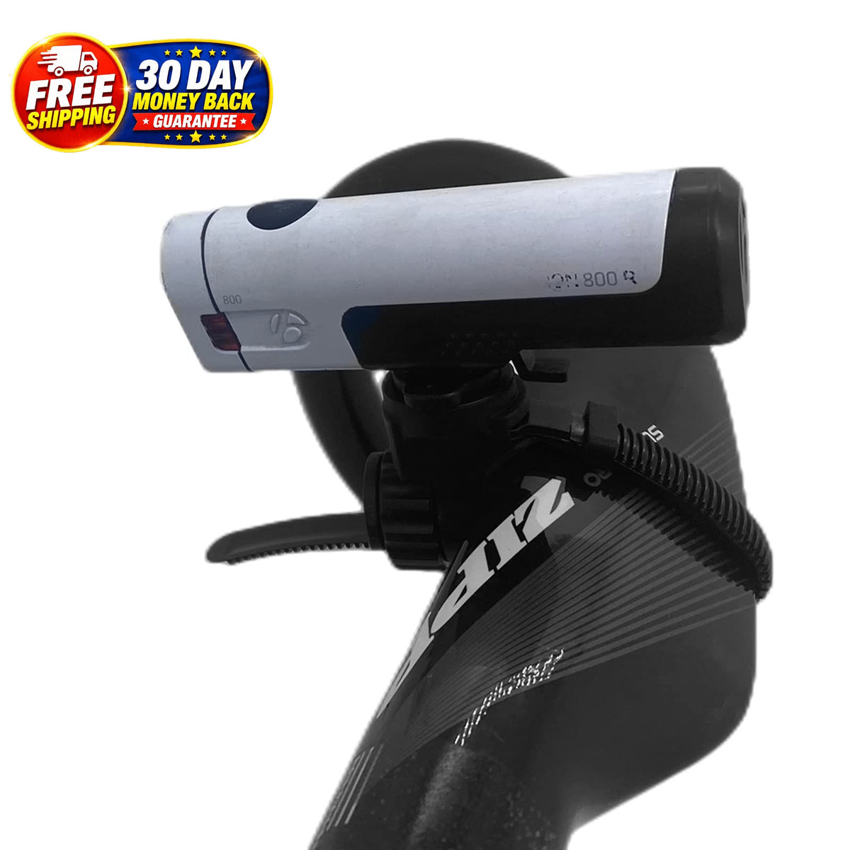 Bike Light Mount Compatible with Trek Bontrager Ion Pro RT - Adjustable Handlebar Strap