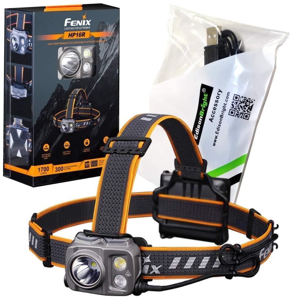 Rechargeable LED Headlamp 1700 Lumens Waterproof Outdoor Hiking Camping Light
