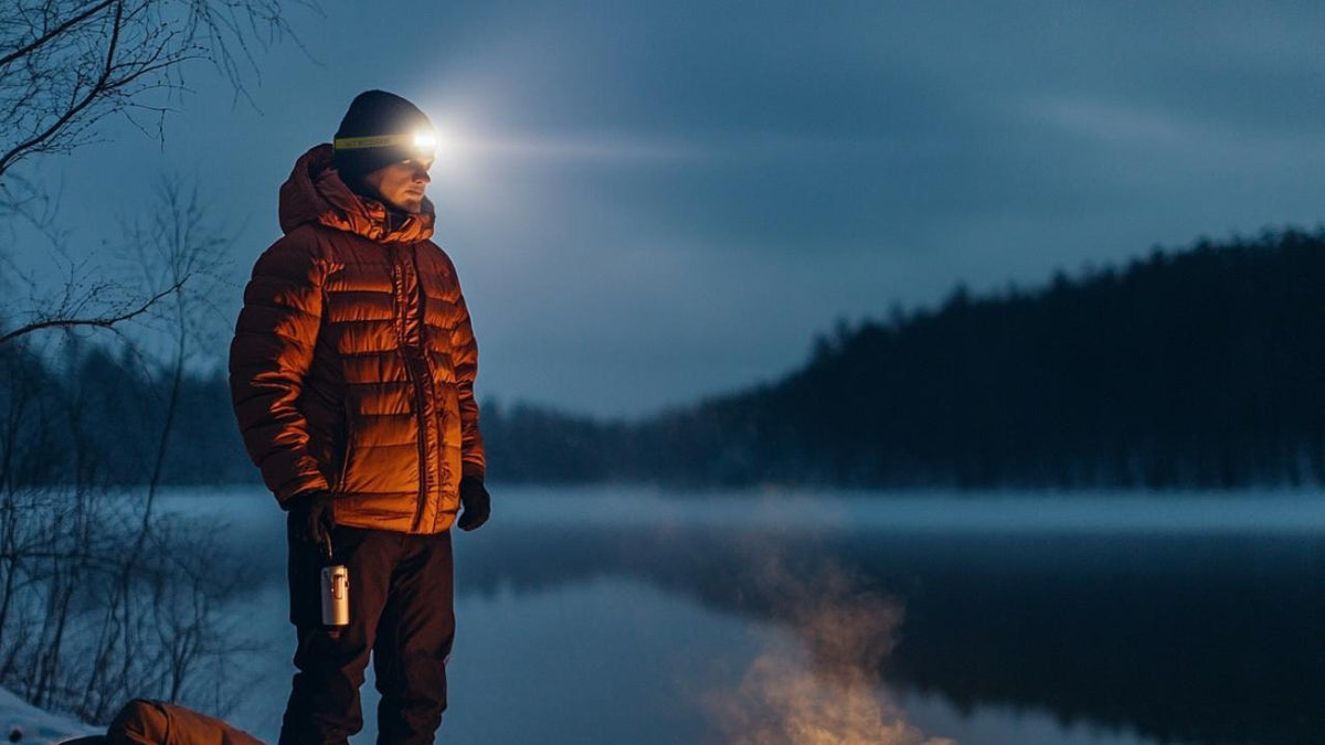 Lightweight Outdoor Headlamp with Multi-Color Temperatures - 600 Lumens