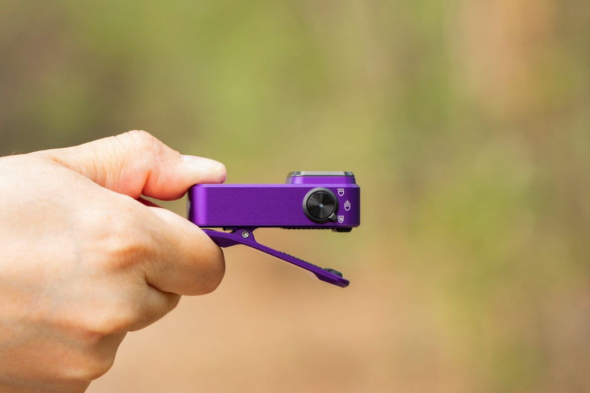Olight Oclip Pro Compact Clip-On Flashlight with Floodlight, Spotlight & Red Light - 500 Lumens