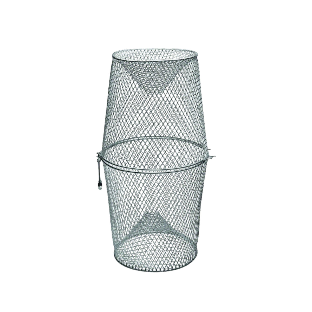 Galvanized Minnow Trap for Baitfish and Crawfish - Durable Steel, 17.5 Inches