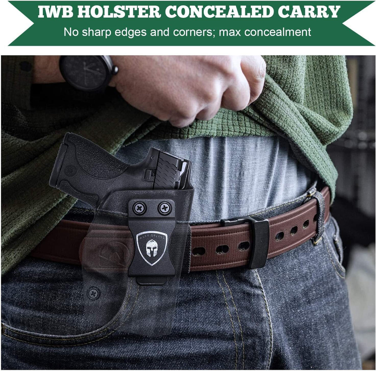 Kydex IWB Holster for Smith & Wesson M&P Shield Plus M2.0 M1.0 9mm/.40