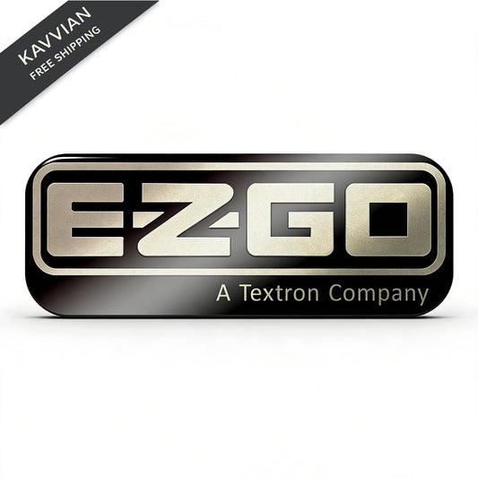 EZGO RXV Front Emblem Golf Cart Replacement Decal Name Plate - OEM 606405