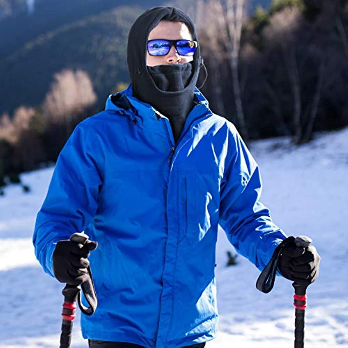 Windproof Fleece Balaclava Mask for Kids and Adults - Winter Ski & Cold Weather Face Cover