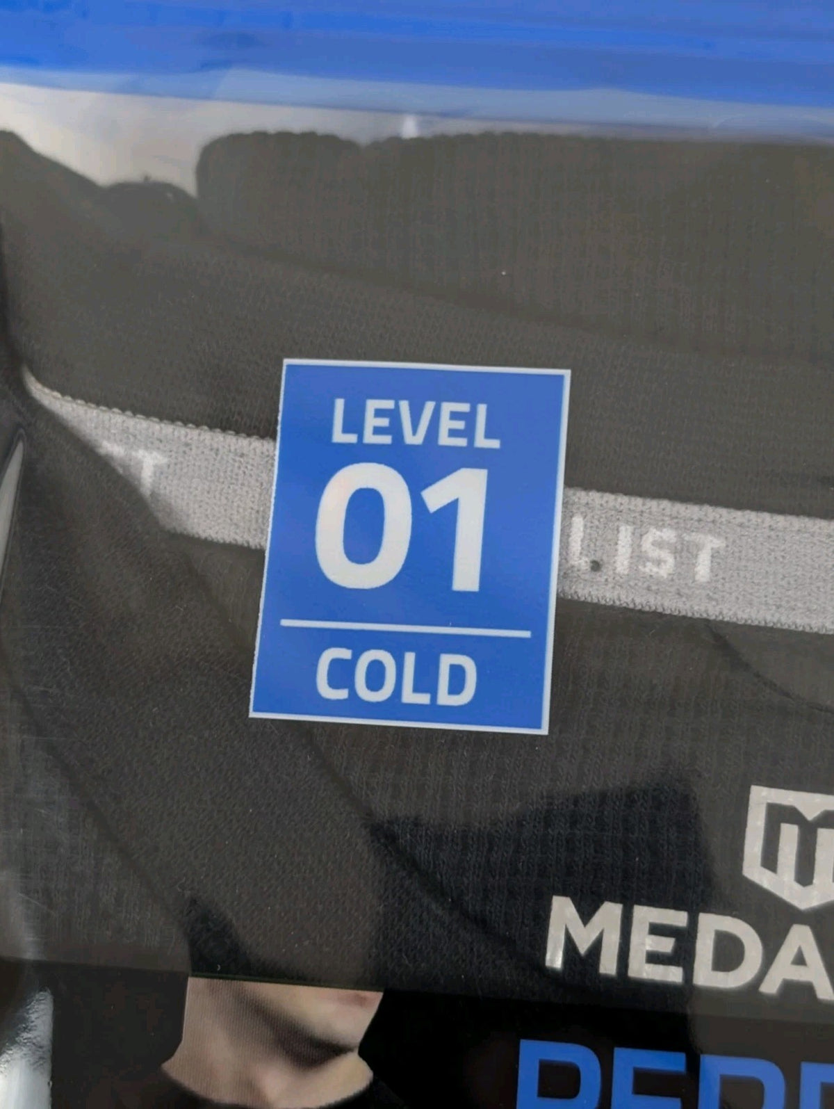Men's Thermal Base Layer Crew Shirt Large Performance Level 1