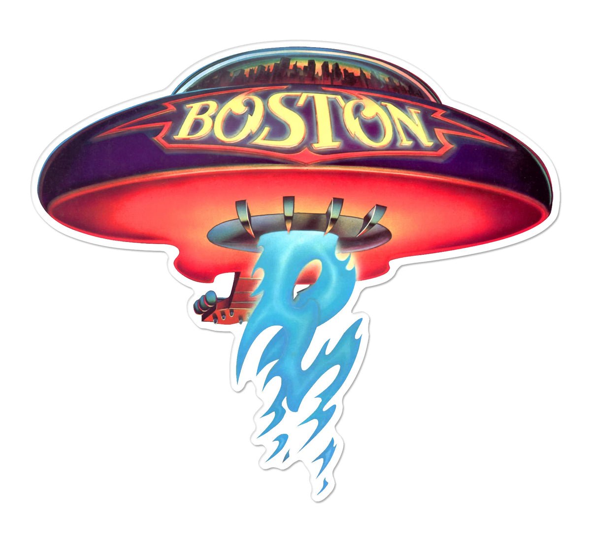 Boston Logo Rock Band Sticker Decal 3 Inch Vinyl Weather-Resistant
