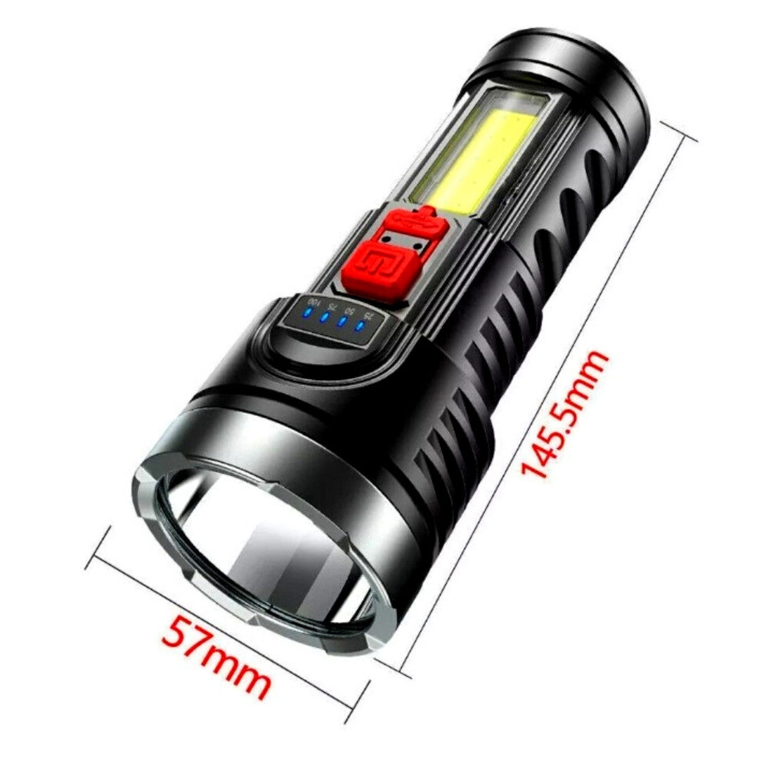 Rechargeable LED Torch Tactical Flashlight Lantern 999000000 LM Waterproof