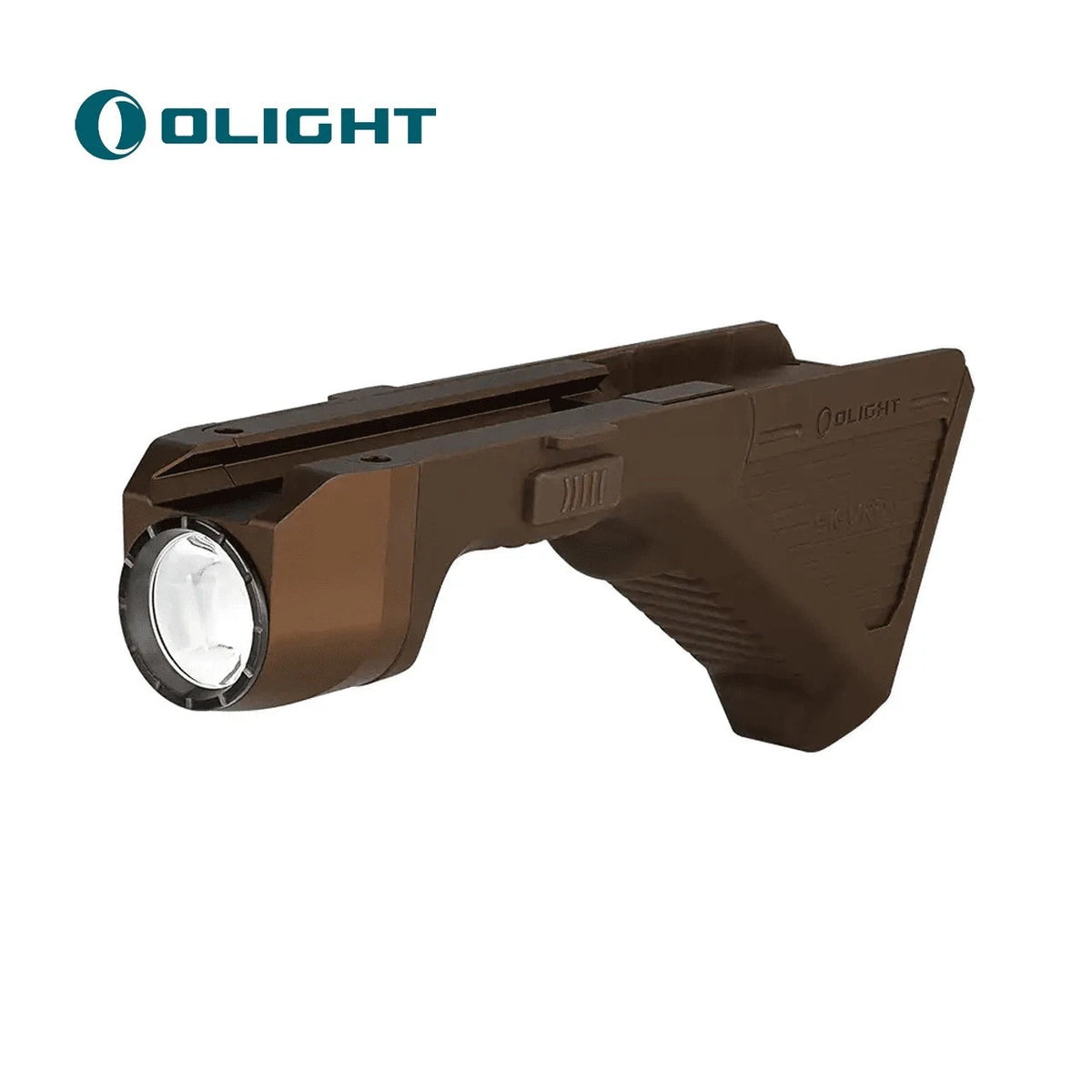 Rechargeable LED Flashlight 1450 Lumens 240m Range Water Resistant Desert Tan
