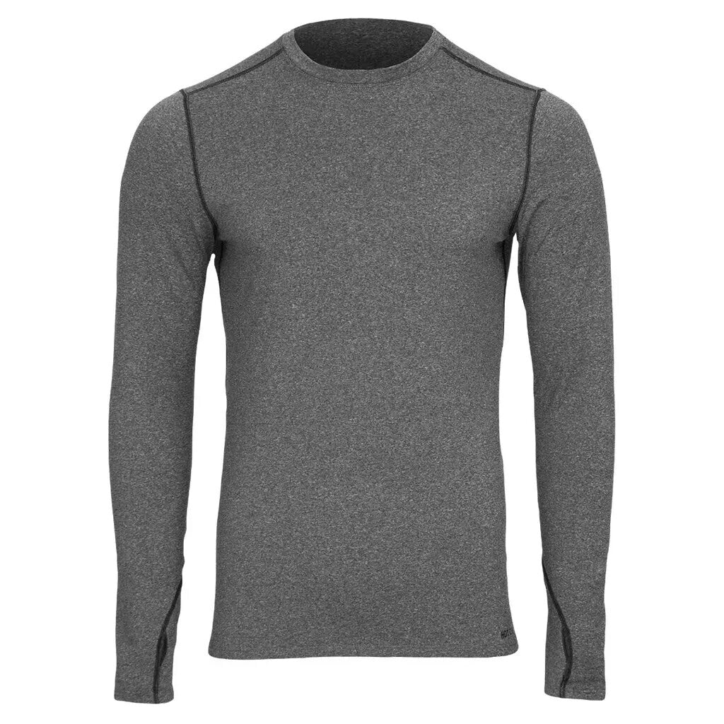 Men's Micro Elite Chamois Crewneck Base Layer Top - Midweight Fit XL