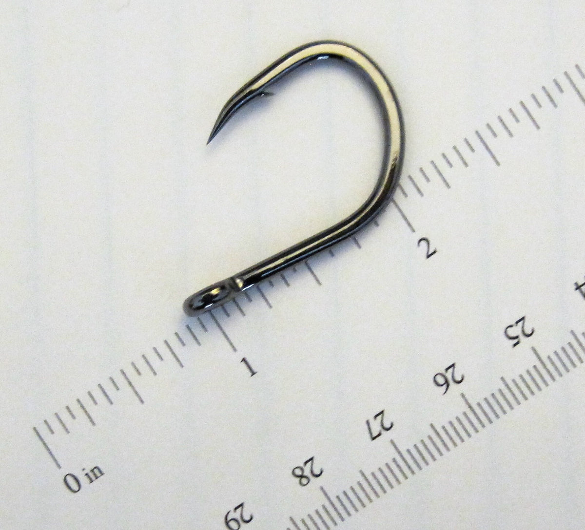 Heavy Duty Live Bait Fish Hooks - Multiple Sizes, Black, 2 Pack